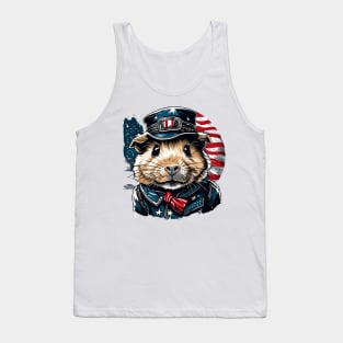 USA Flag Guinea Pig Tank Top